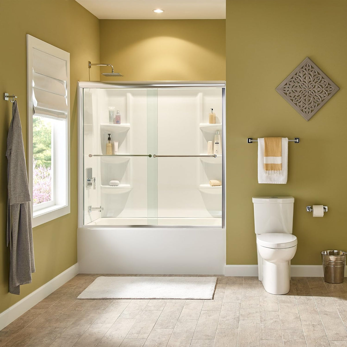White Bathtub Wall Set G2761