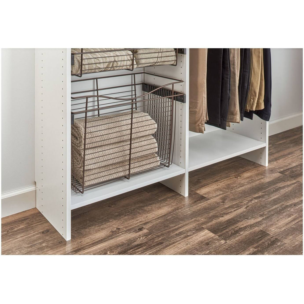 30 in Oil Rubbed Bronze Closet Pullout Basket I657