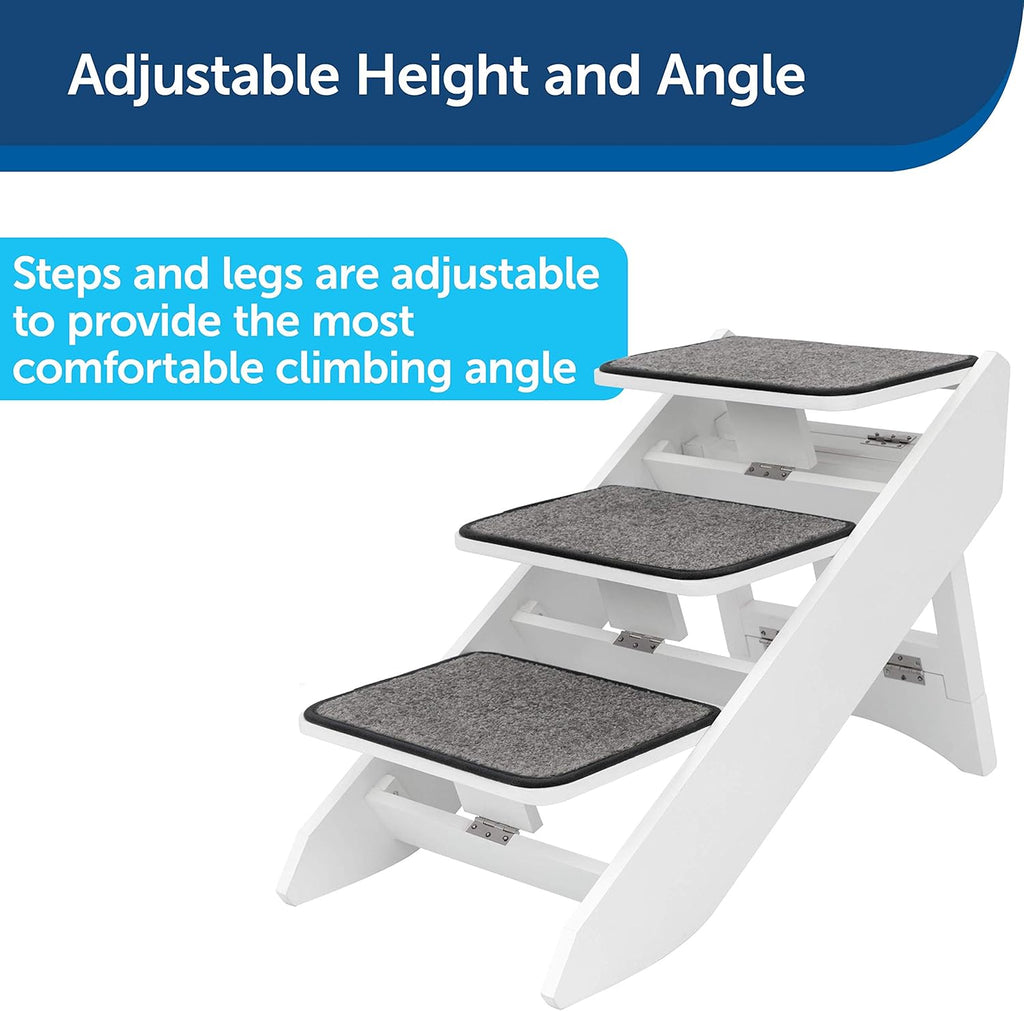 Foldable Nonslip Pet Ramp with Stairs V413331