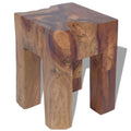 Solid Teak Wood Stool L5600