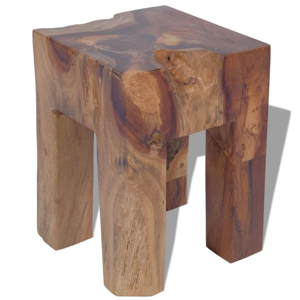 Solid Teak Wood Stool L5600