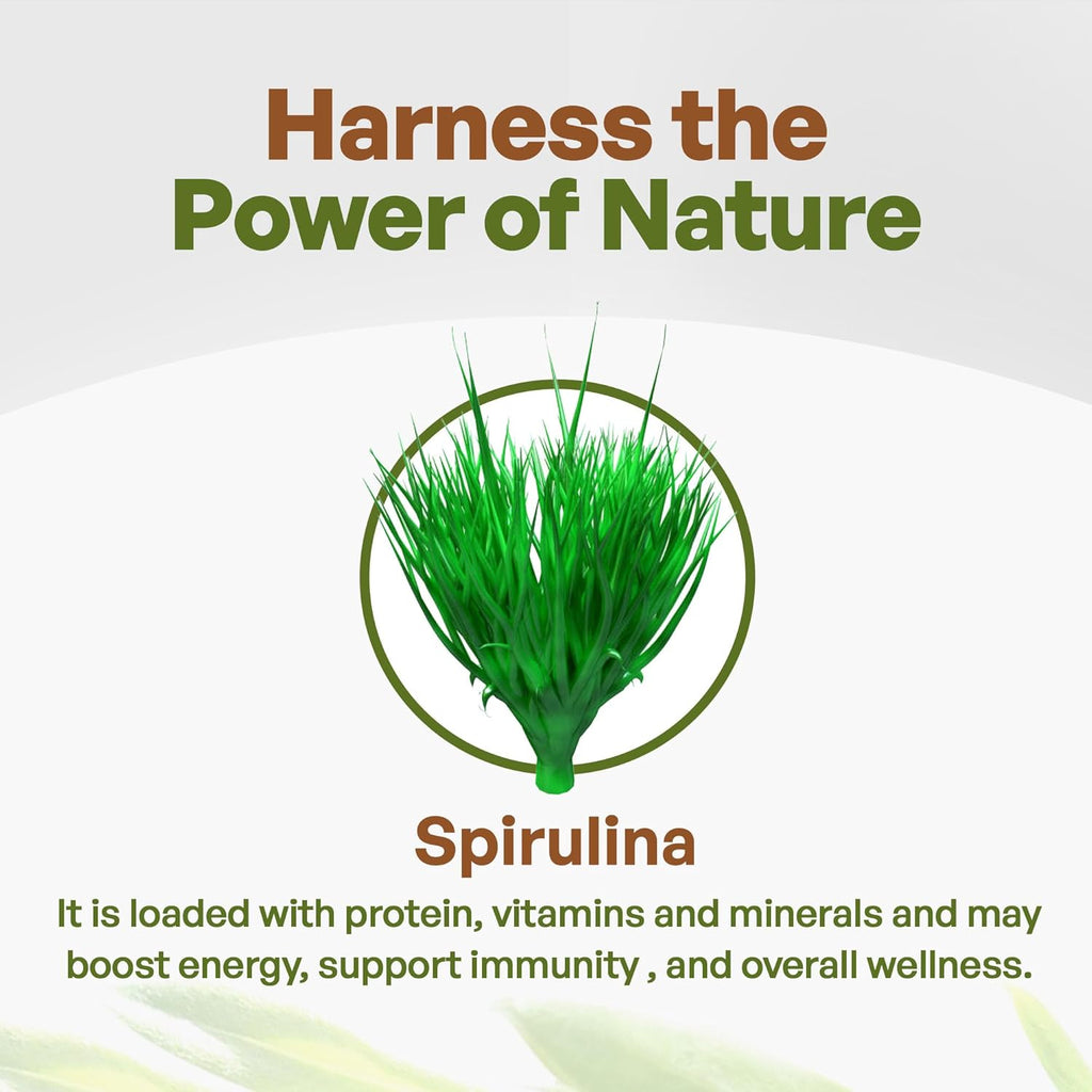 500 mg Organic Spirulina Tablets, 720 Tablets B91929