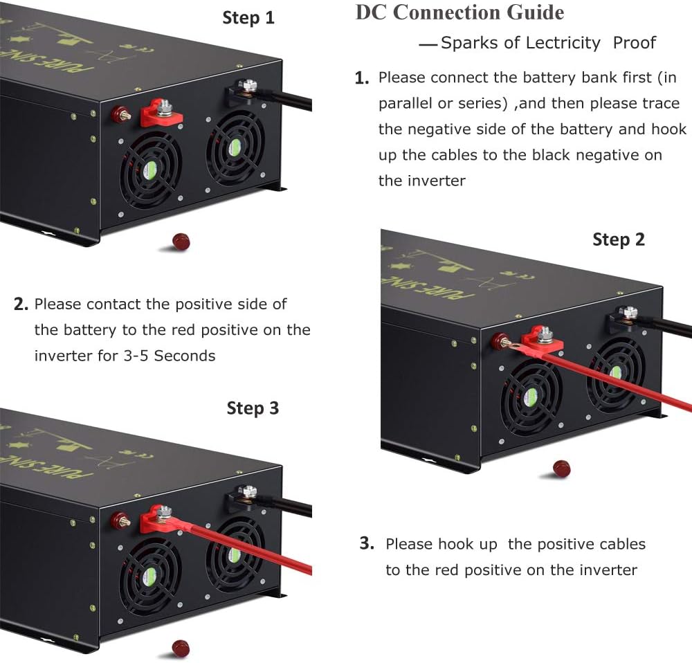 8000W 48V Pure Sine Wave Solar Power Inverter F4888
