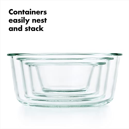 2 Cup Glass Food Storage Container F1465