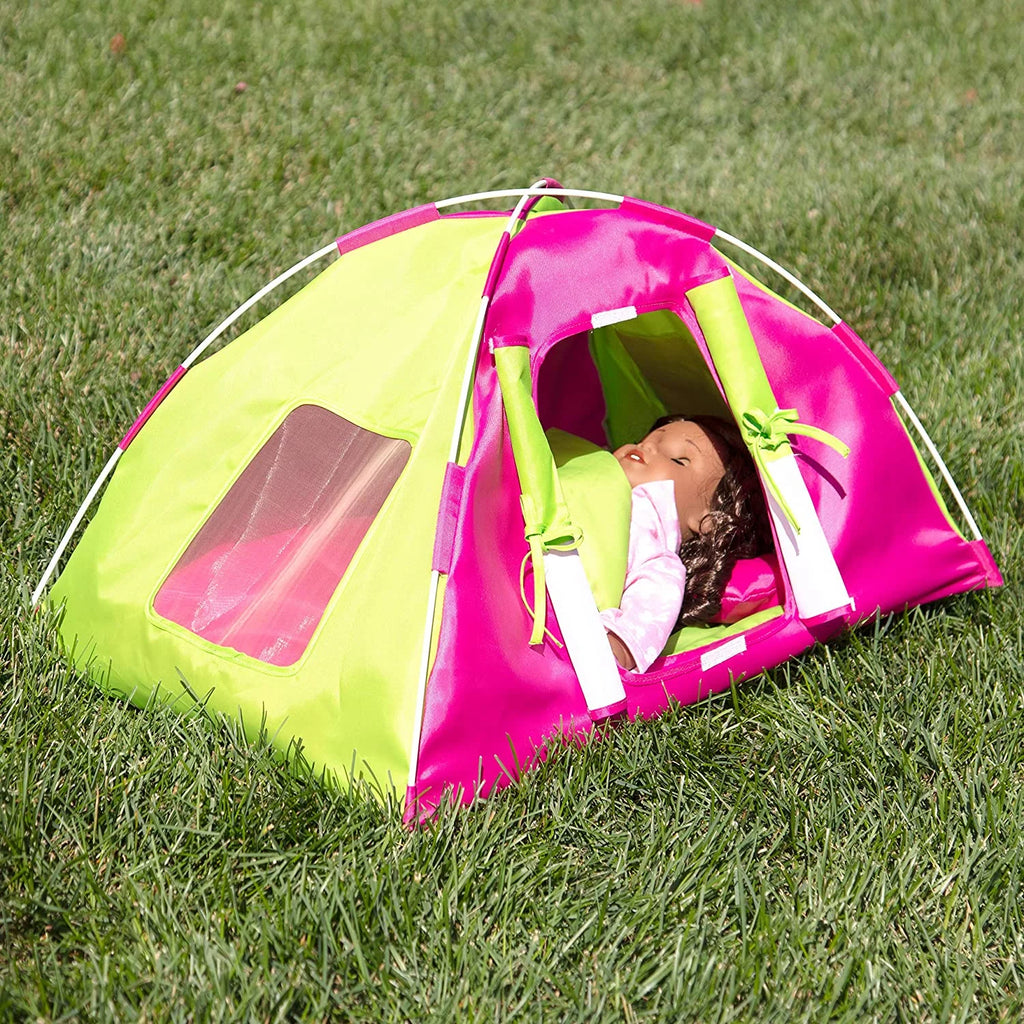 Doll Camping Bed Tent with Sleeping Bag & Pillow R87173