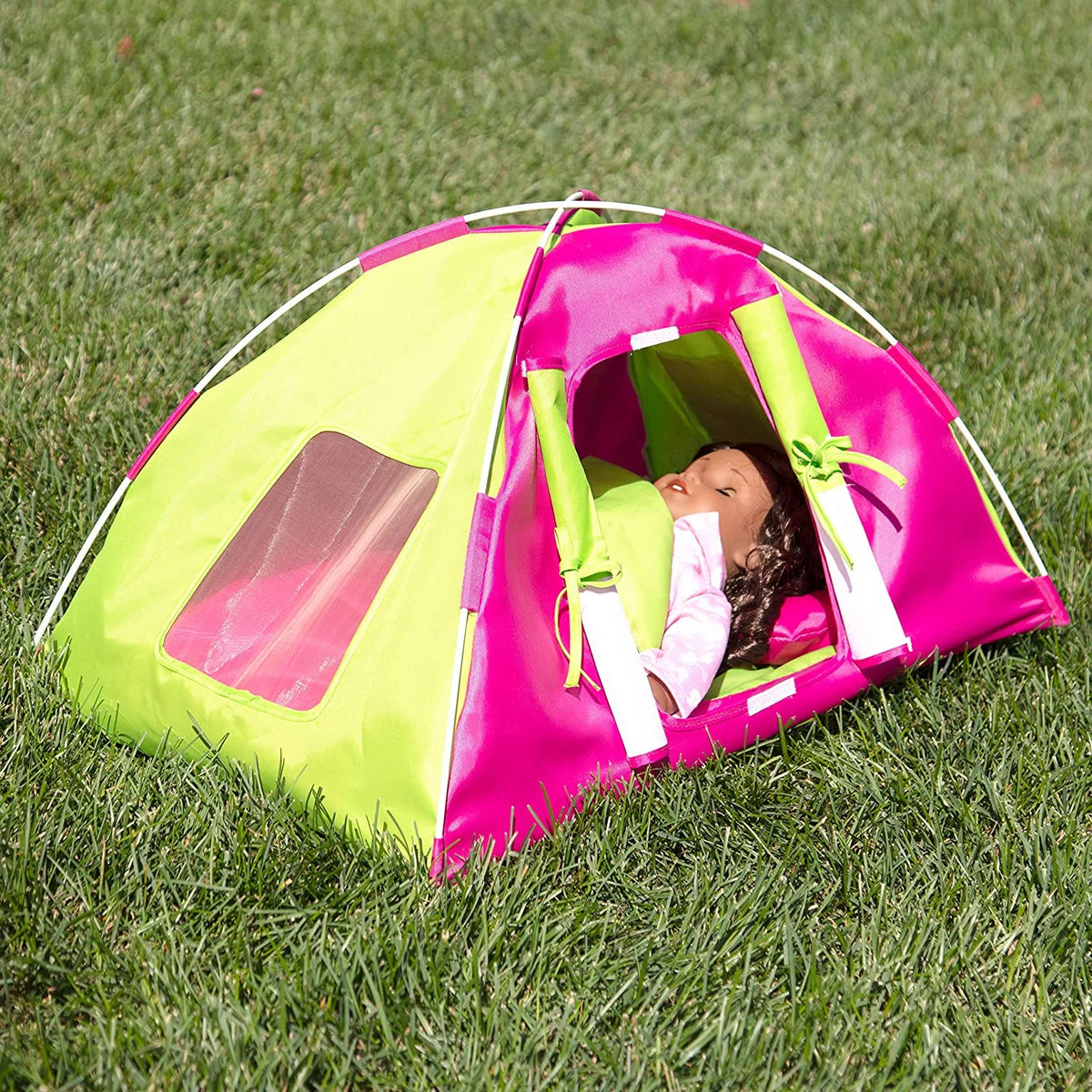 Doll Camping Bed Tent with Sleeping Bag & Pillow R87173