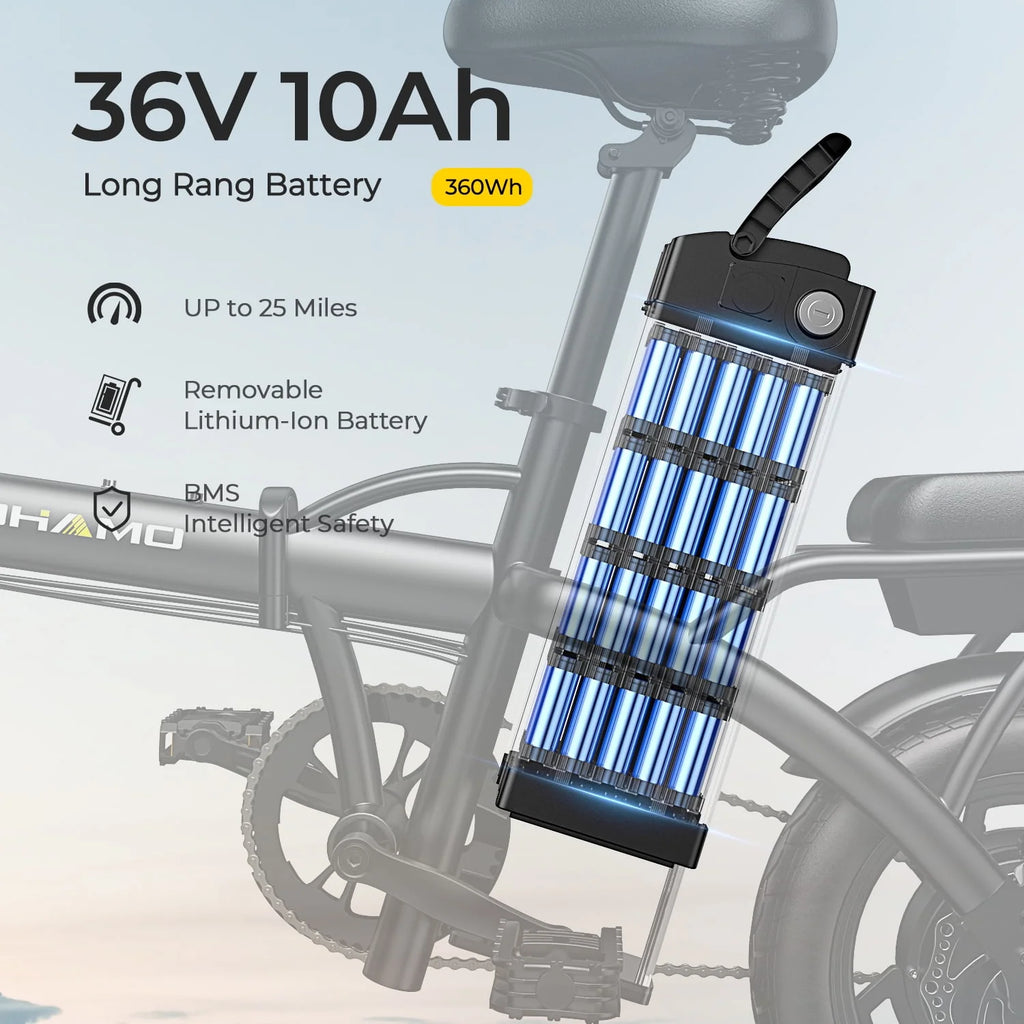 Folding Electric Bike 400W Motor 36V 15Ah Battery L233