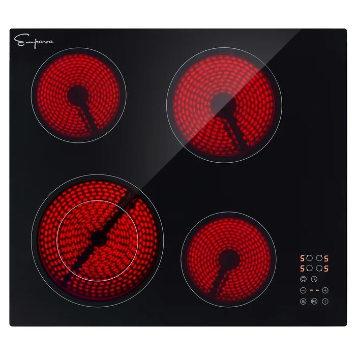 24 Electric Radiant Cooktop with 4 Elements W144244