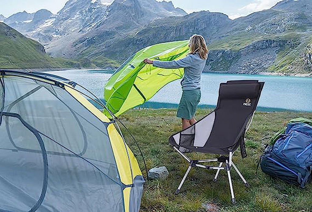 Ultralight High Back Folding Camping Chair with Carry Bag I1729