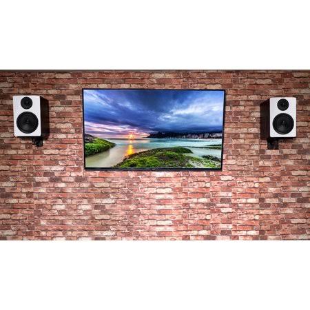 Powered USB Studio Monitor Speakers with Wall Brackets D910