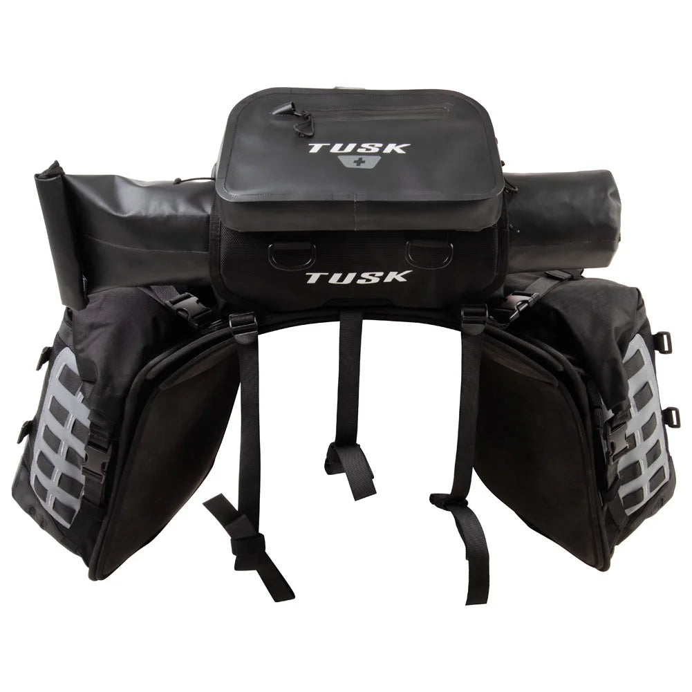 Rackless Luggage System with Small Dry Duffel Tail Bag Standard Heat Shield U81710