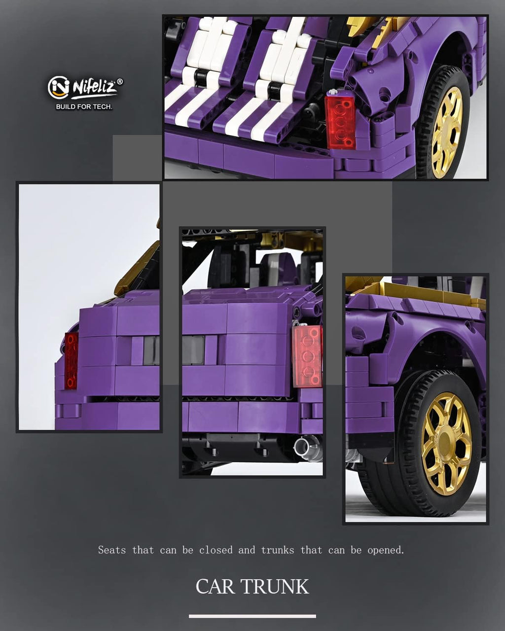 SUV Building Kit with Technique Functions (3,161 Pieces) Z739562
