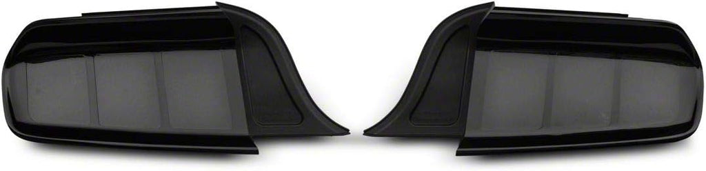 Gloss Black LED Tail Lights with Smoked Lens Z65404