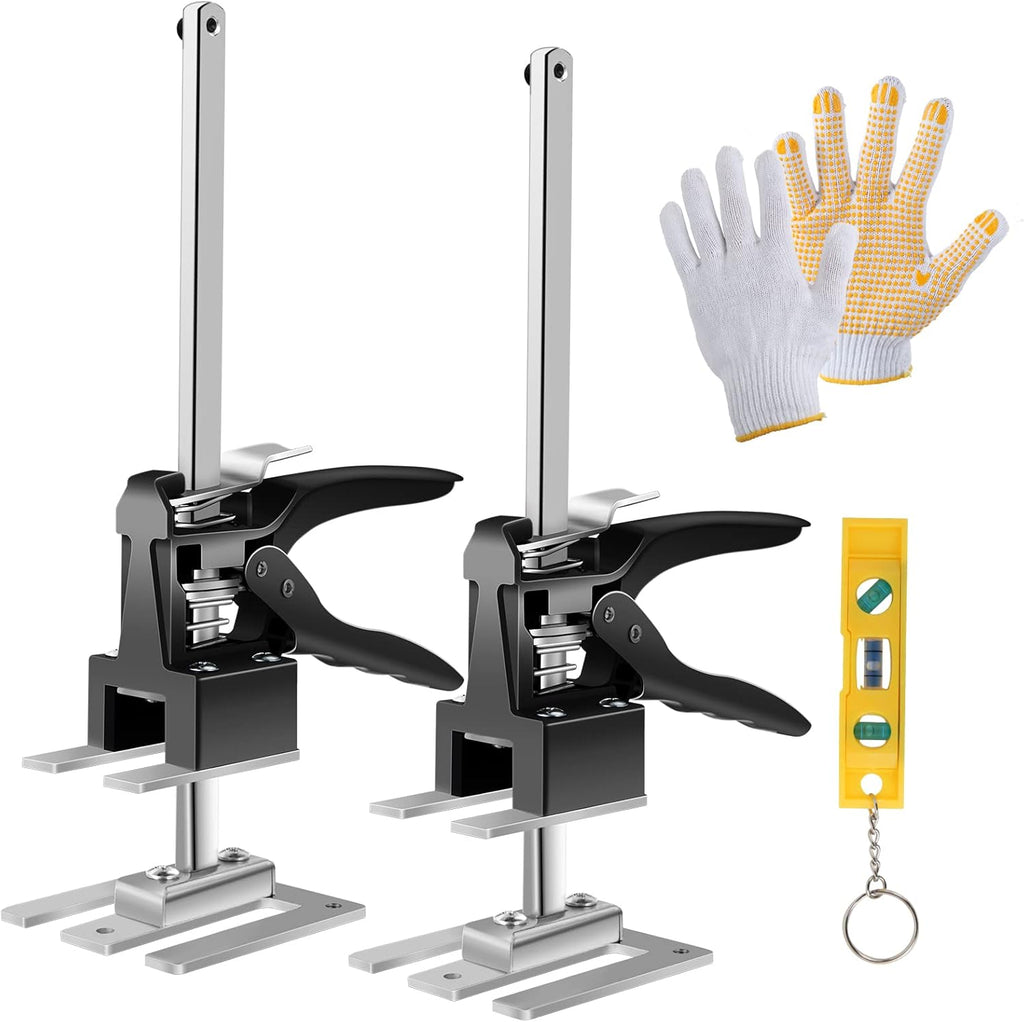 2 Packs 12in Arm Tool Jack Hand Tool Jack Set Heavy Duty Cabinet Lifter N192247