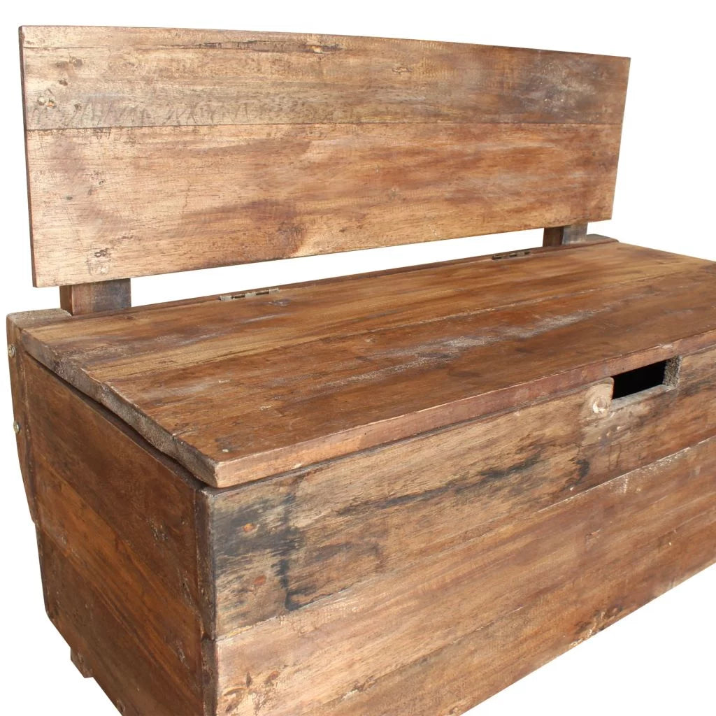 Solid Reclaimed Wood Bench M353