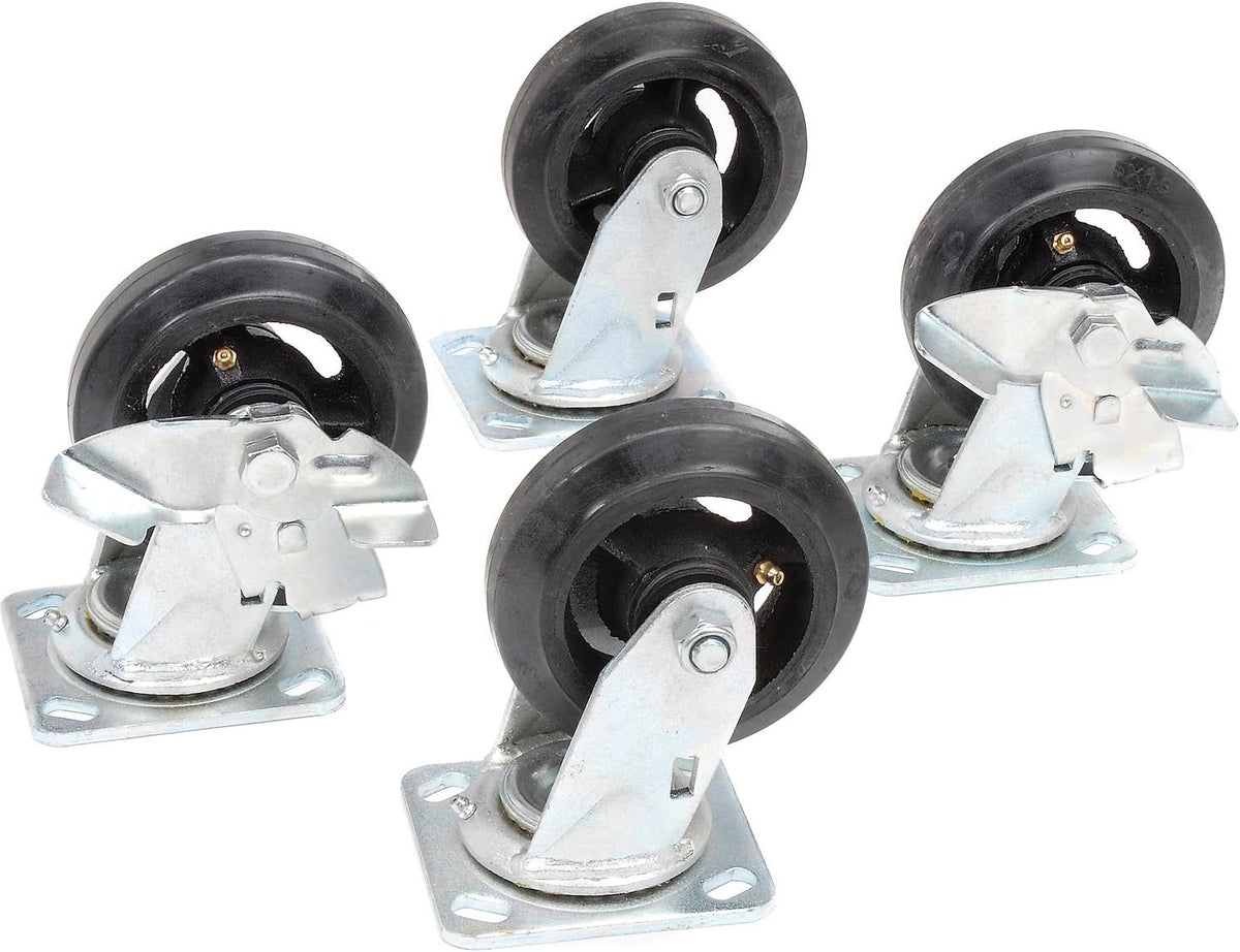 Caster Kit - 4 Swivel, 2 With Brakes, 5 X 1 1/2 E2917