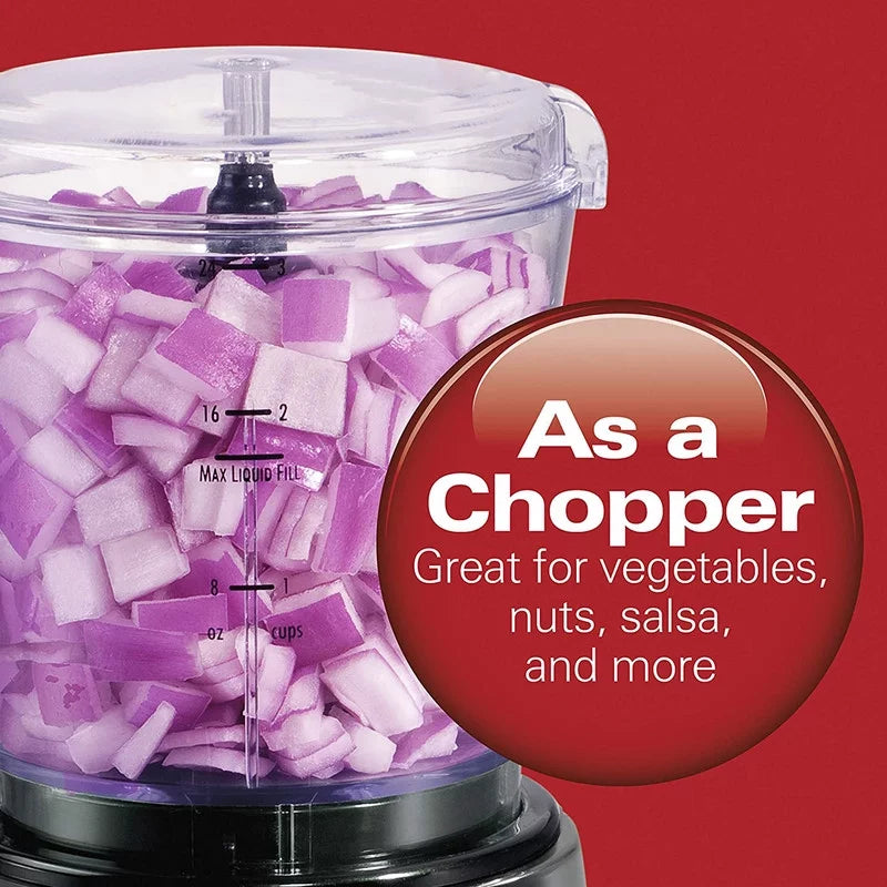 Countertop Blender with 40oz Glass Jar and Vegetable Chopper J40342