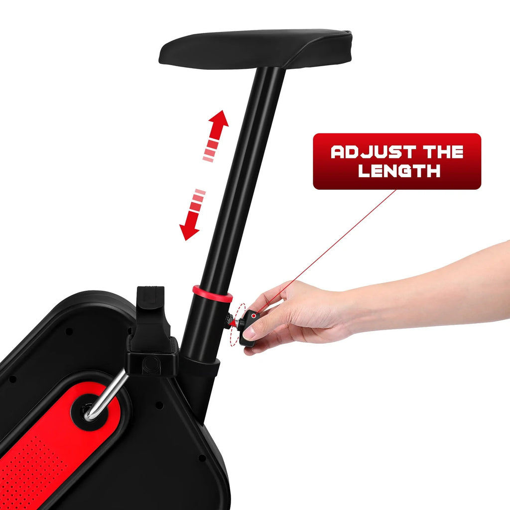 Stationary Indoor Cycling Bike with Seat Cushion and Digital Display P3572