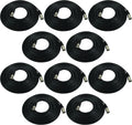 25ft XLR Male to XLR Female Black Microphone Cable - 10 PACK W96223
