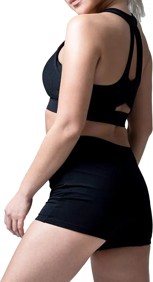 Overnight Period Shorts for Women Absorbent Heavy Flow Boyshorts I230