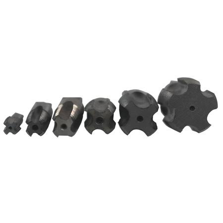 6 Piece High Speed Steel NPT Pipe Tap Set in Wooden Y437852