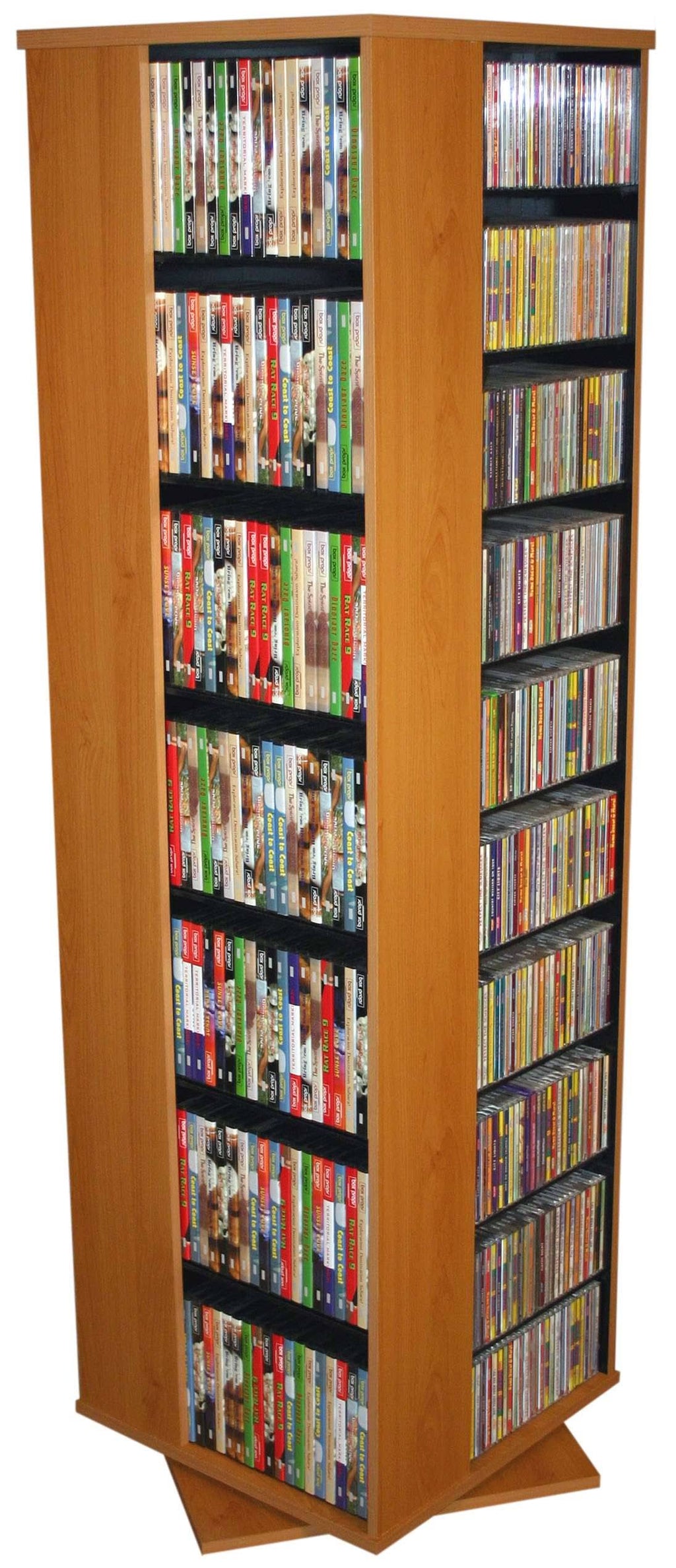 Oak Revolving Media Tower O806795