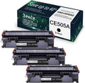 3-Pack Black CE505A Toner Cartridge Z2558