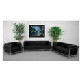 3-Piece Stainless Steel Sofa Set in Black L345386