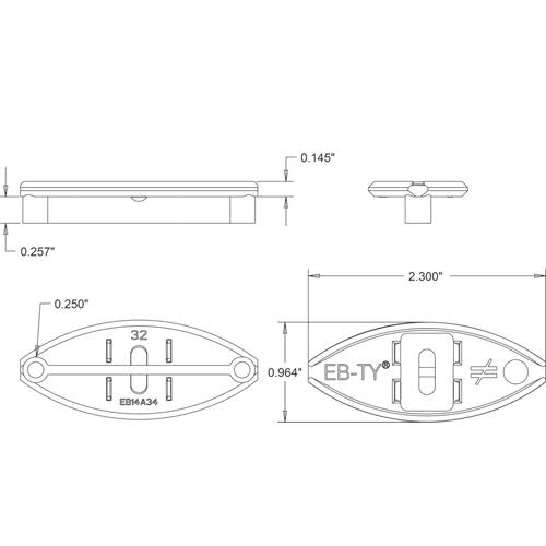 Hidden Deck Fastening Kit 1/4x22 B58607
