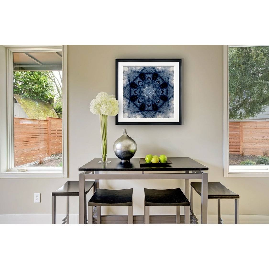 Indigo Framed Giclee Print 38x38 R3605