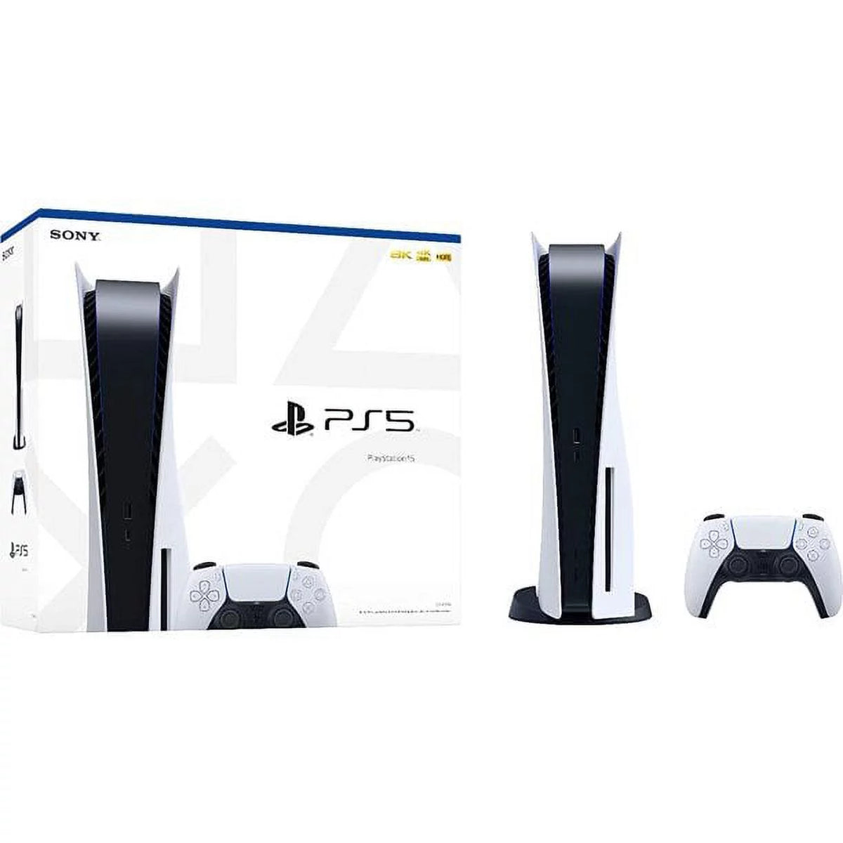 PS5 Disc Version Console with Wireless Controller 825GB SSD W271
