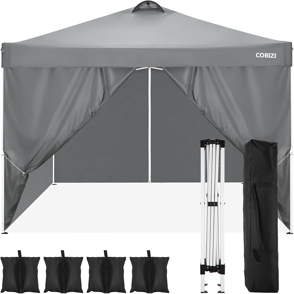 10x10 FT Outdoor Portable Canopy Tent with Sidewalls A9649