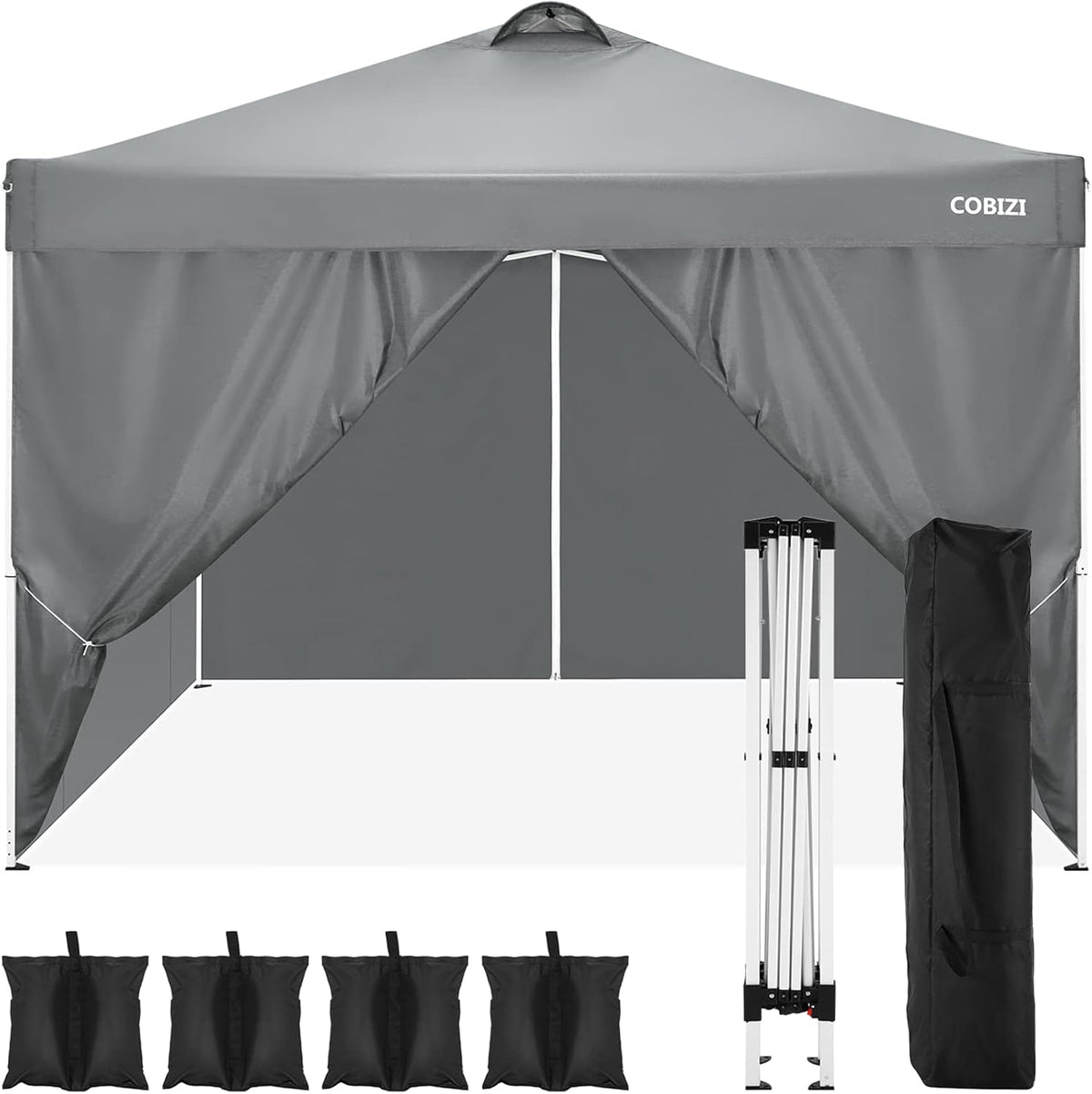 10x10 FT Outdoor Portable Canopy Tent with Sidewalls A9649