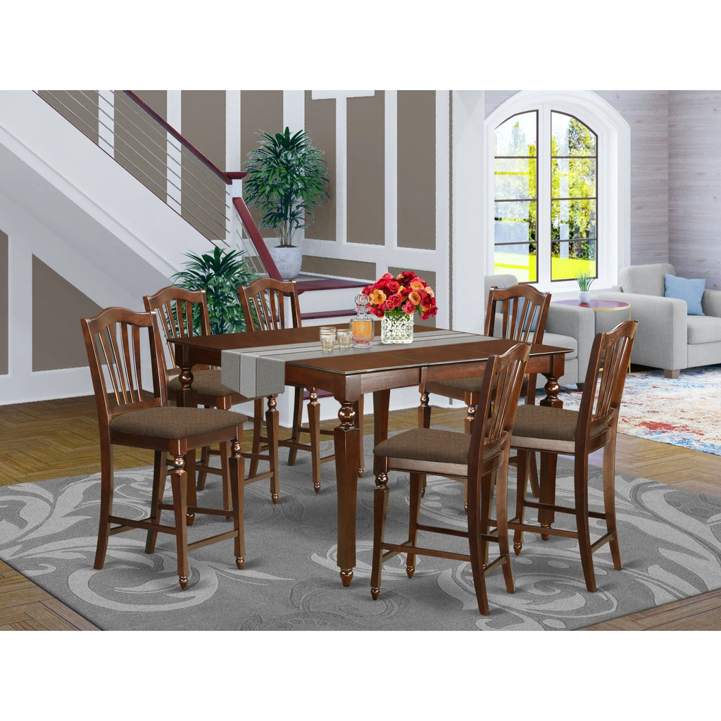 7 Piece Traditional Wood Dining Set W779601