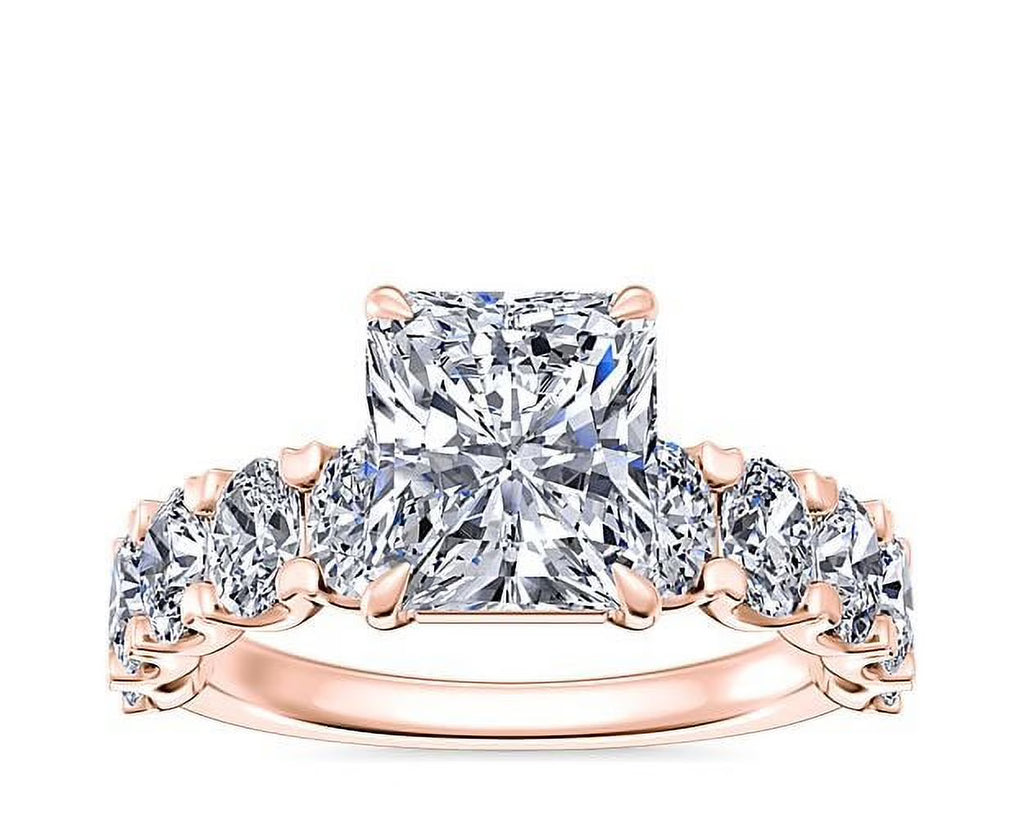 14K Rose Gold Diamond Engagement Ring K951152