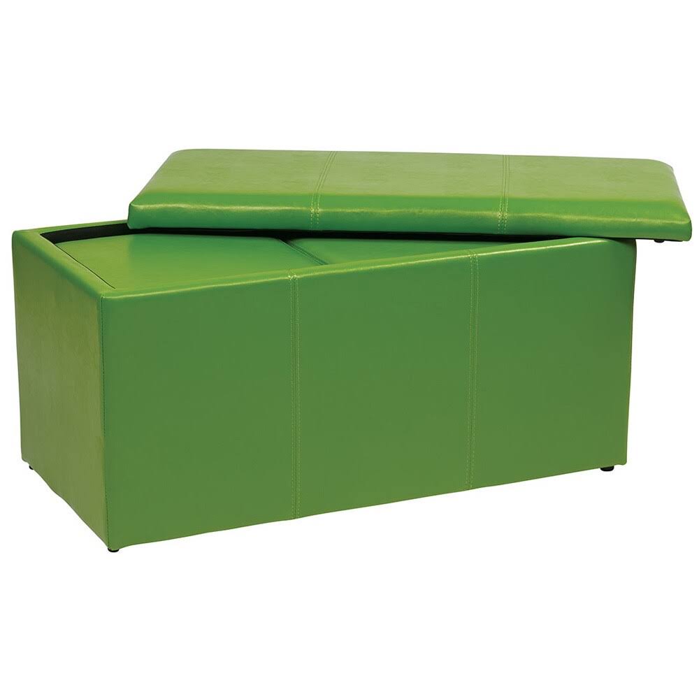 Purple Vinyl Ottoman Set R37033