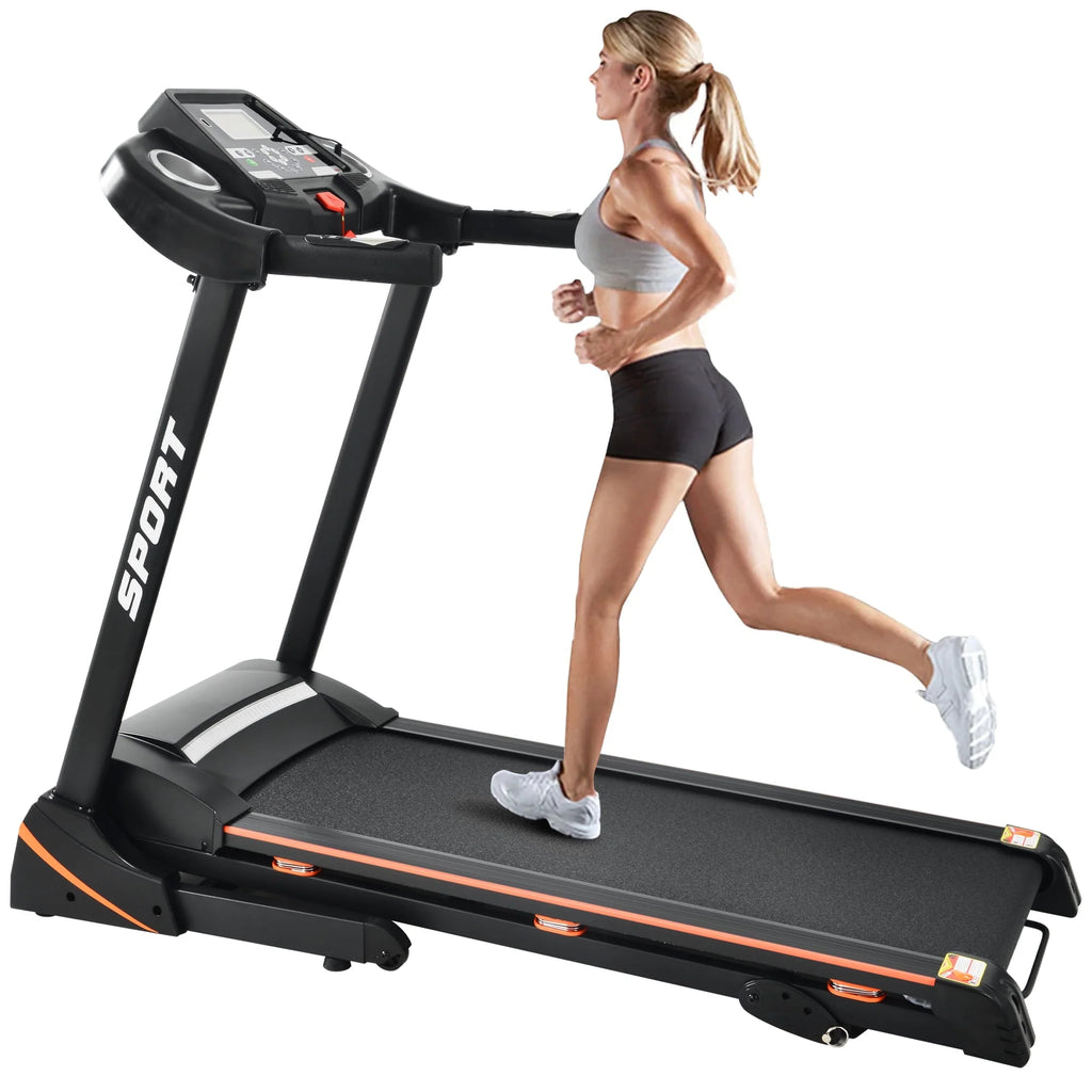 3.5HP Foldable Electric Treadmill with Incline C62495