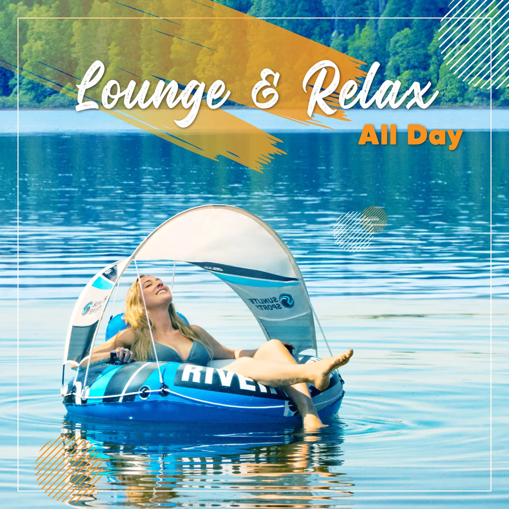 XL River Tube with Canopy and Sun Shade K234794