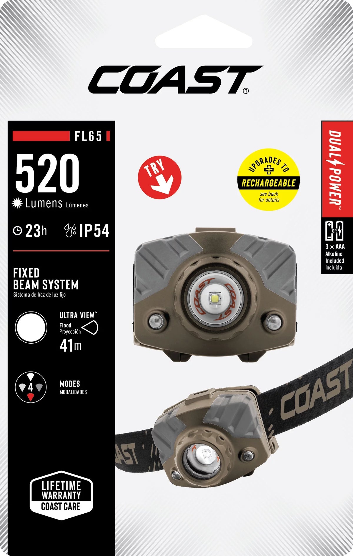 415 Lumen LED Headlamp 3.3 oz K490