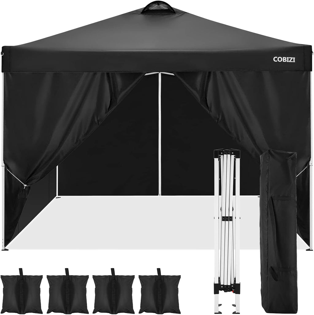 10x10 FT Outdoor Portable Canopy Tent with Sidewalls A9649