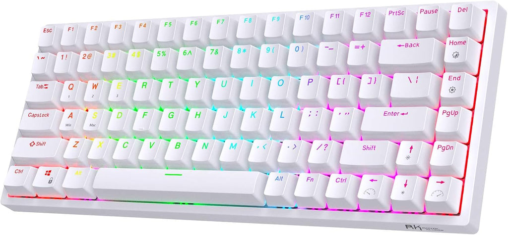 84 Keys 75% Triple Mode Hot Swappable Mechanical Keyboard Y231