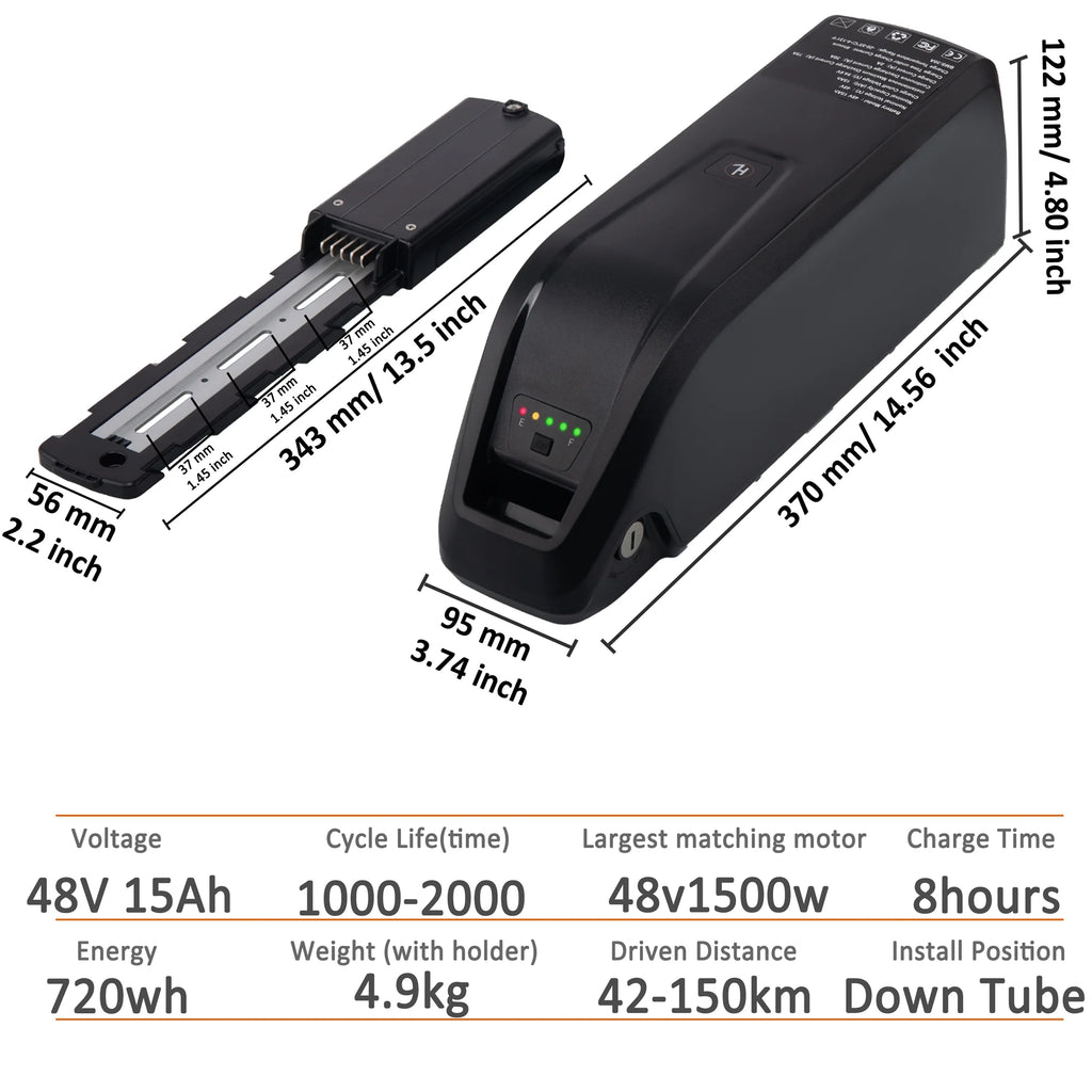 48V 10Ah Lithium Ebike Battery with Charger M249966
