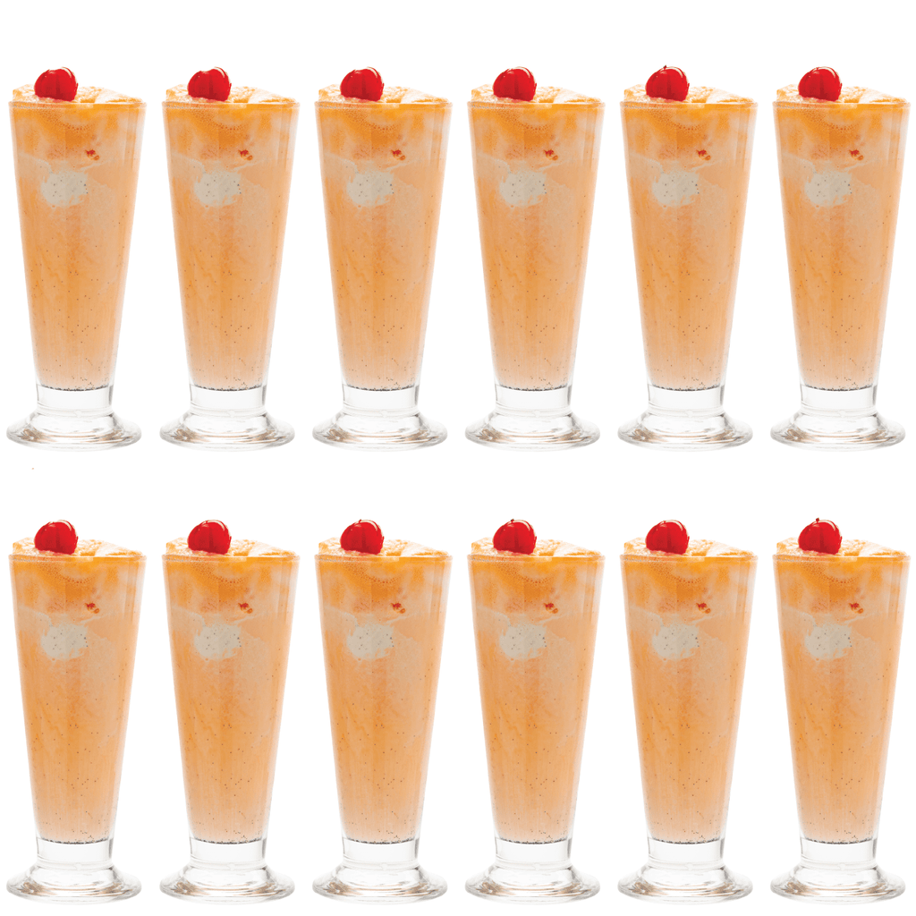 6.3 Ounce Clear Glass Smoothie Glasses Set of 12 K96328