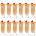 6.3 Ounce Clear Glass Smoothie Glasses Set of 12 K96328