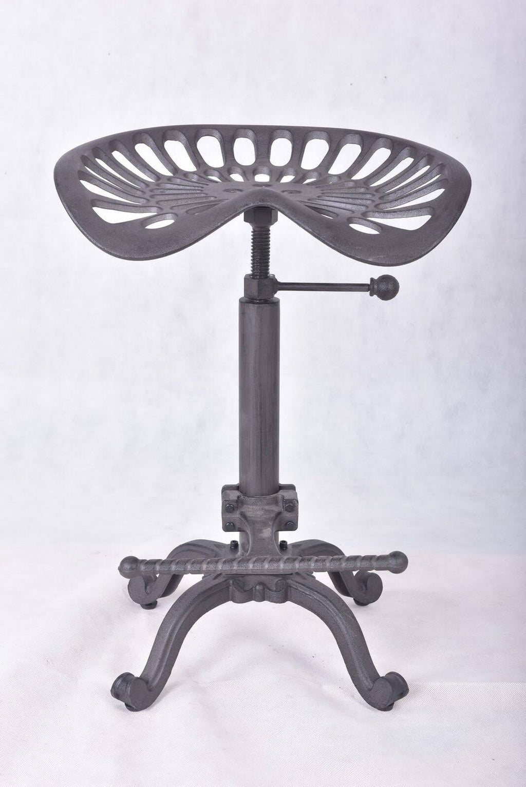 Rustic Industrial Farmhouse Tractor Seat Adjustable Bar Stool D281