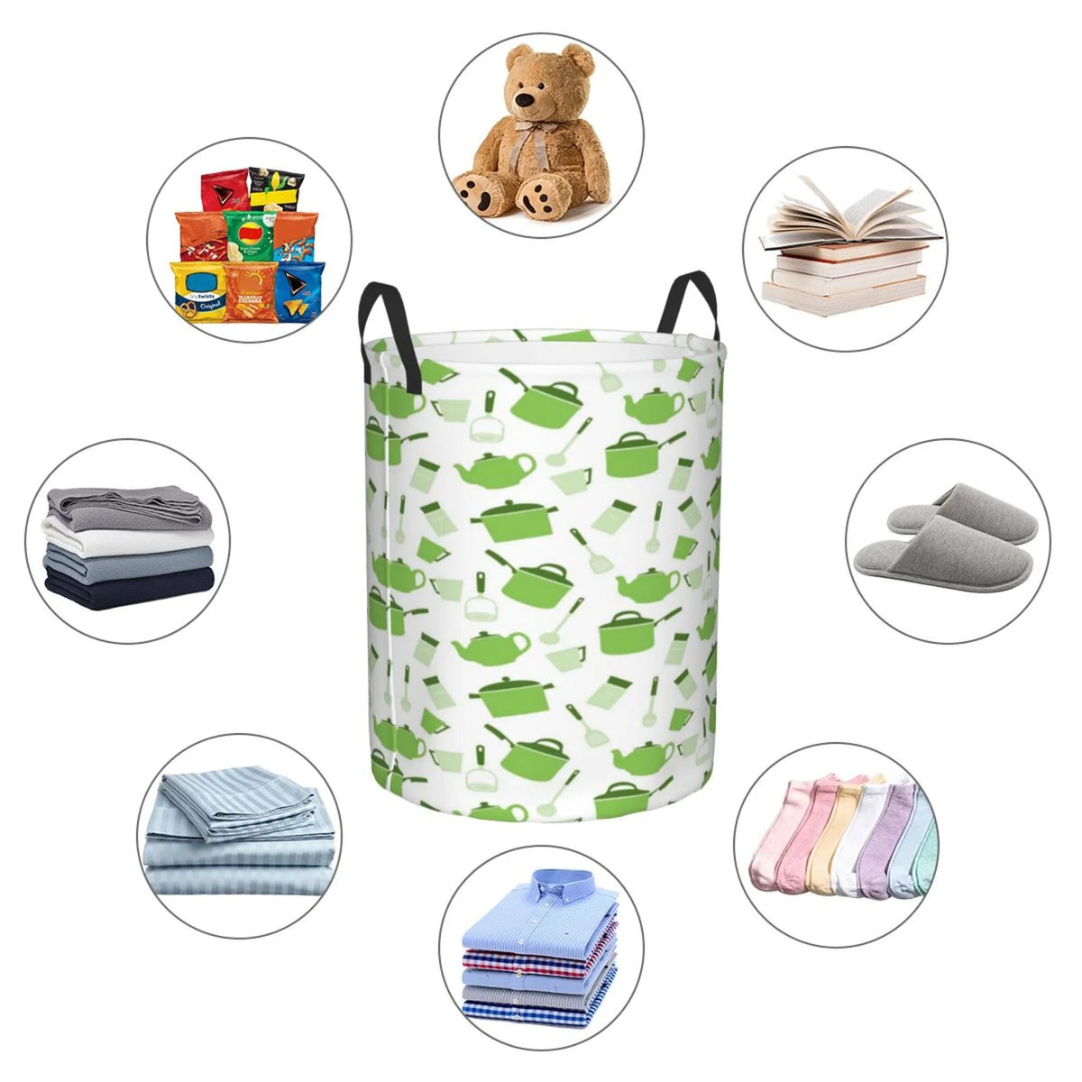 Laundry Hamper With Handles Q494