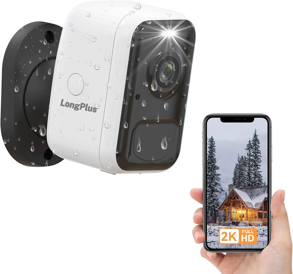 2K Rechargeable Battery Powered WiFi Security Camera W6239