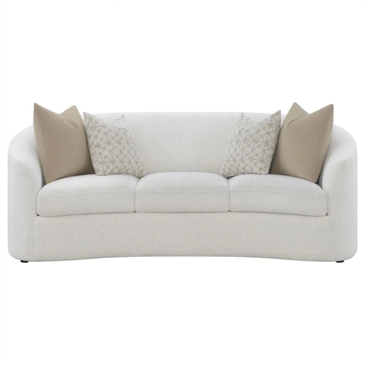 Latte Fabric Upholstered 2-piece Living Room Set K32292