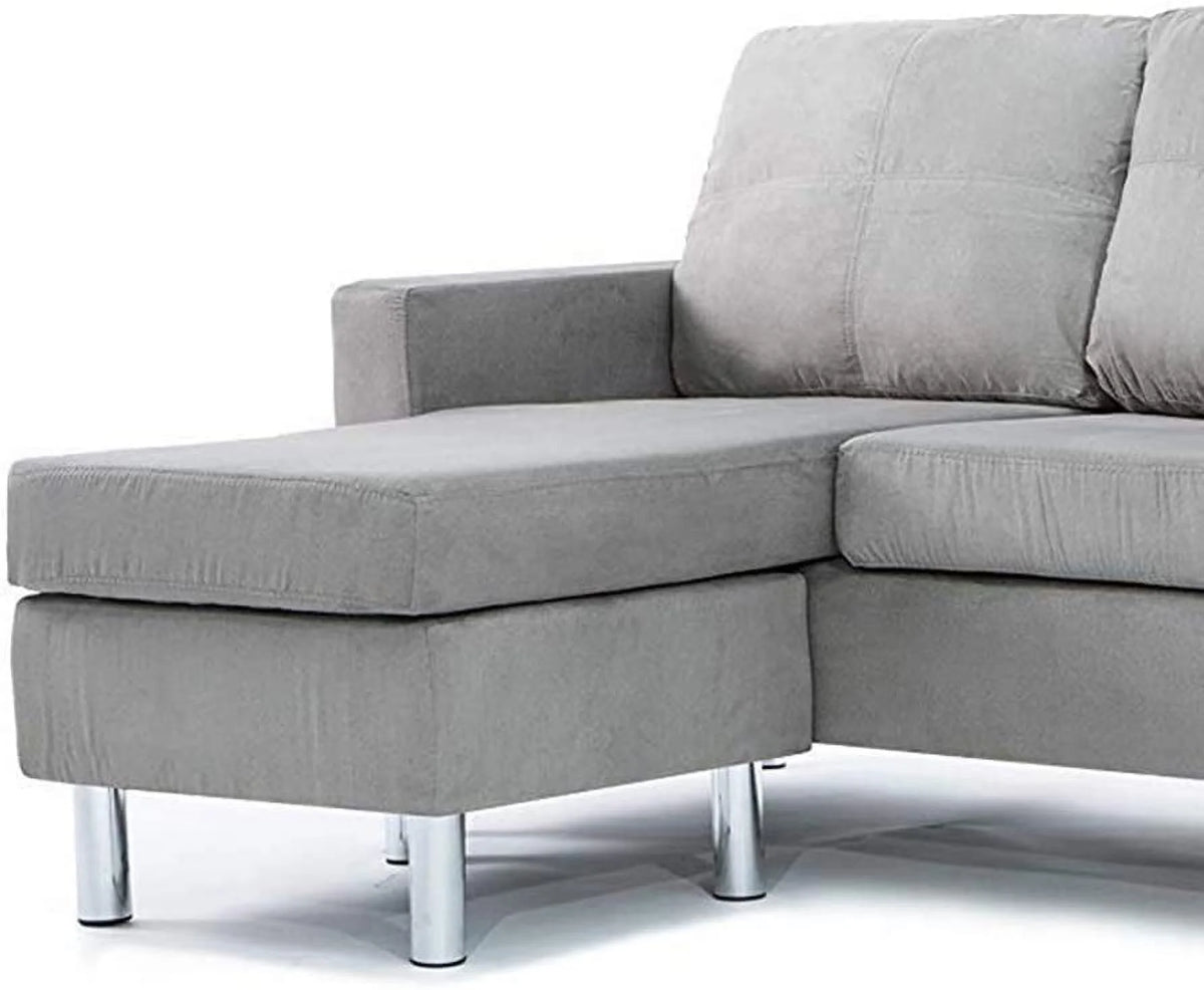 Modern Sectional Sofa Gray B154517