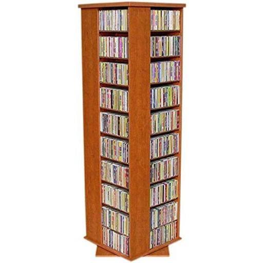 Oak Revolving Media Tower O806795